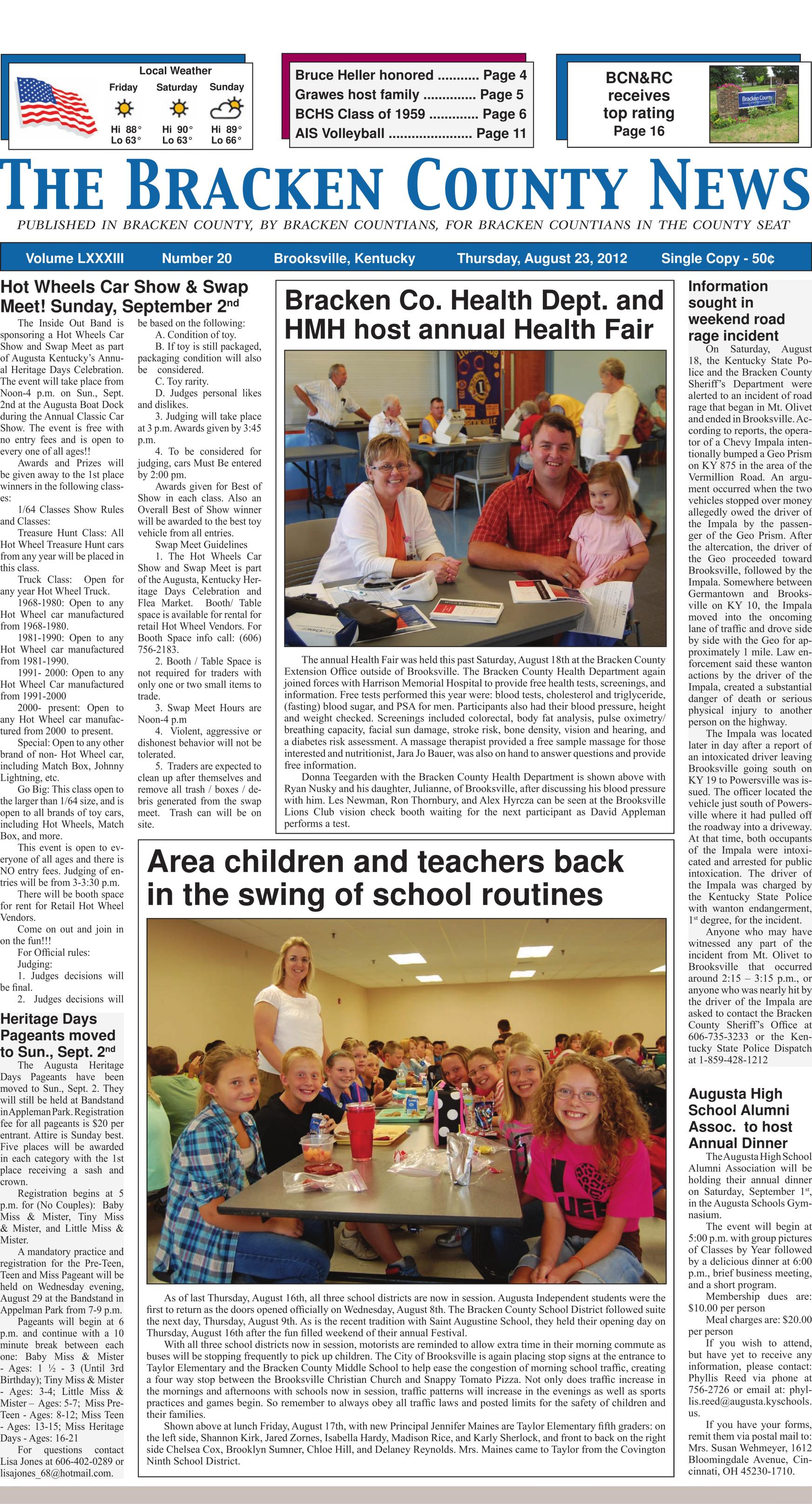 Bracken County News The 2012 08 23